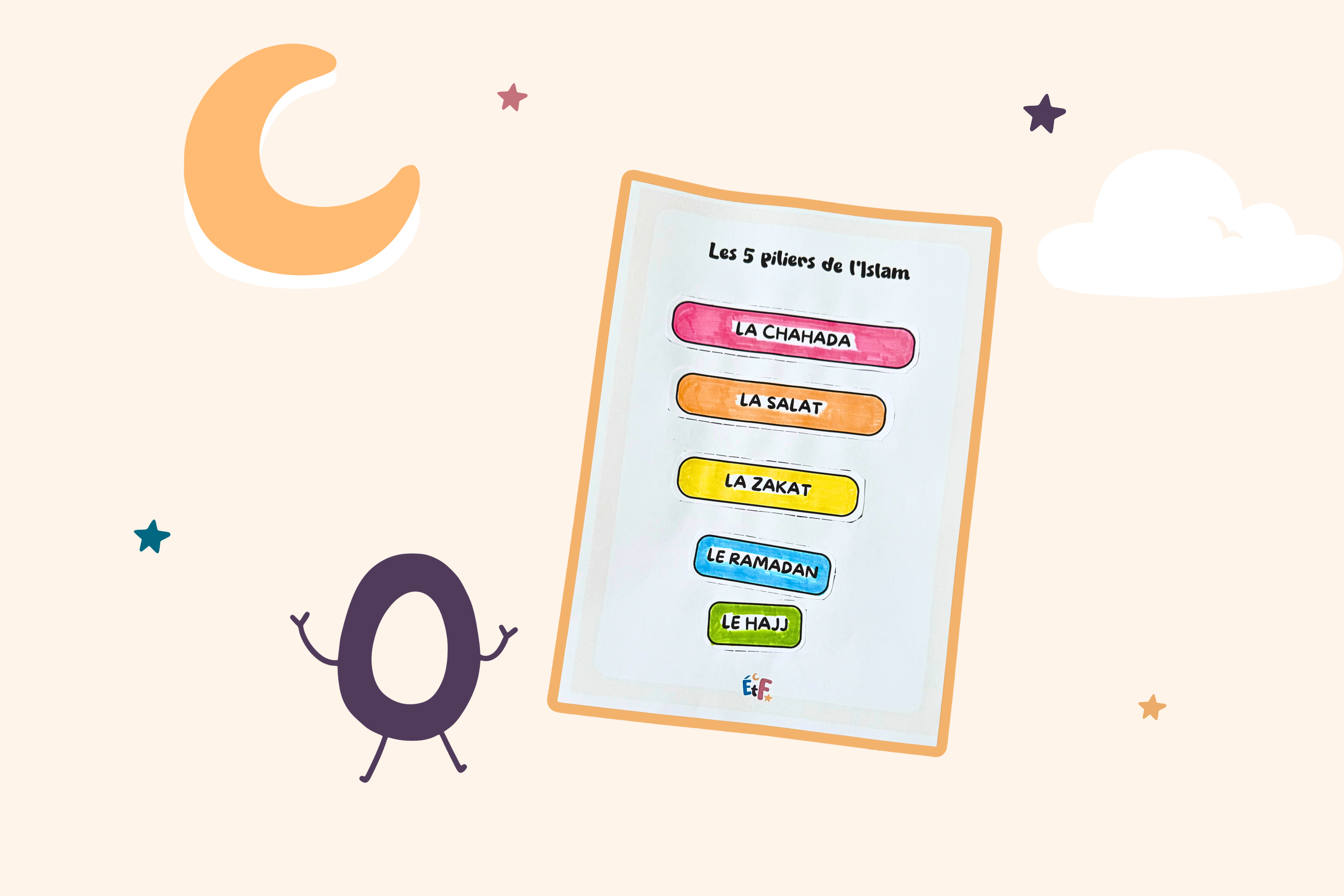 Illustration 5 piliers