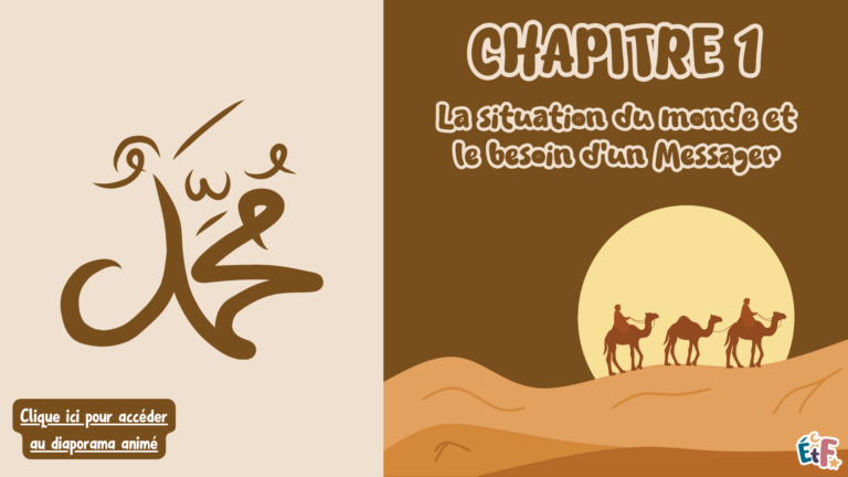 PAGE 1 DIAPO Chapitre 1 La situation du monde et le besoin d'un Messager