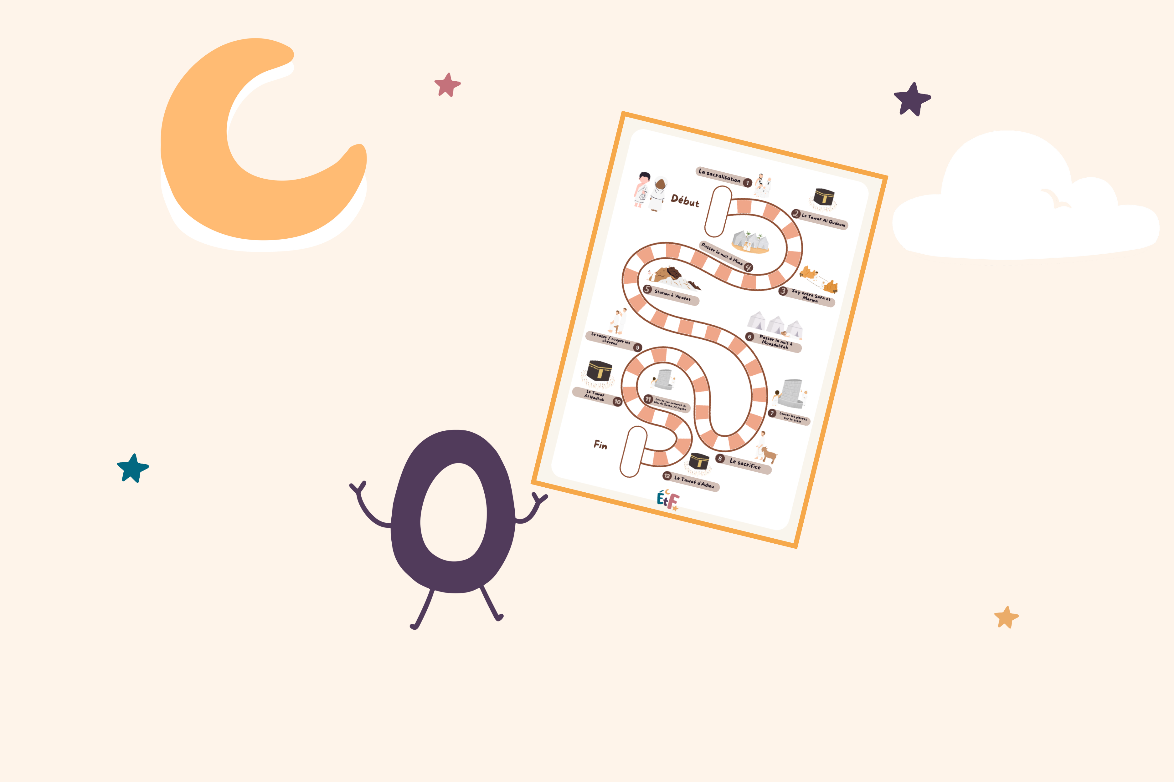 illustration infographie hajj