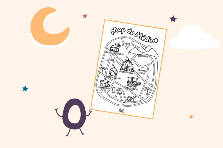 illustration map médine