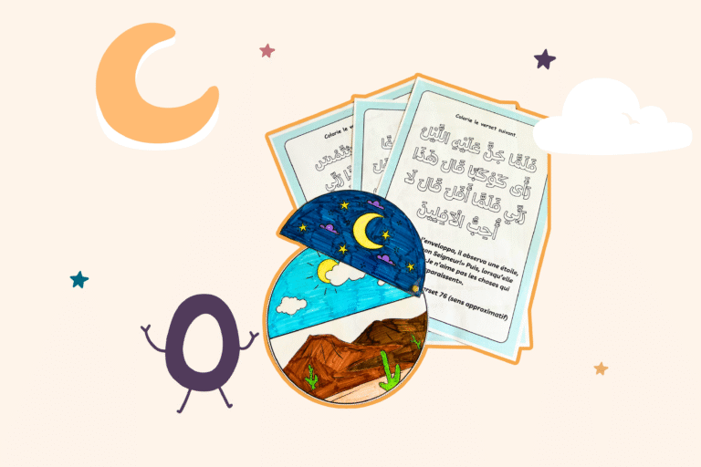 illustration ibrahim soleil lune étoile