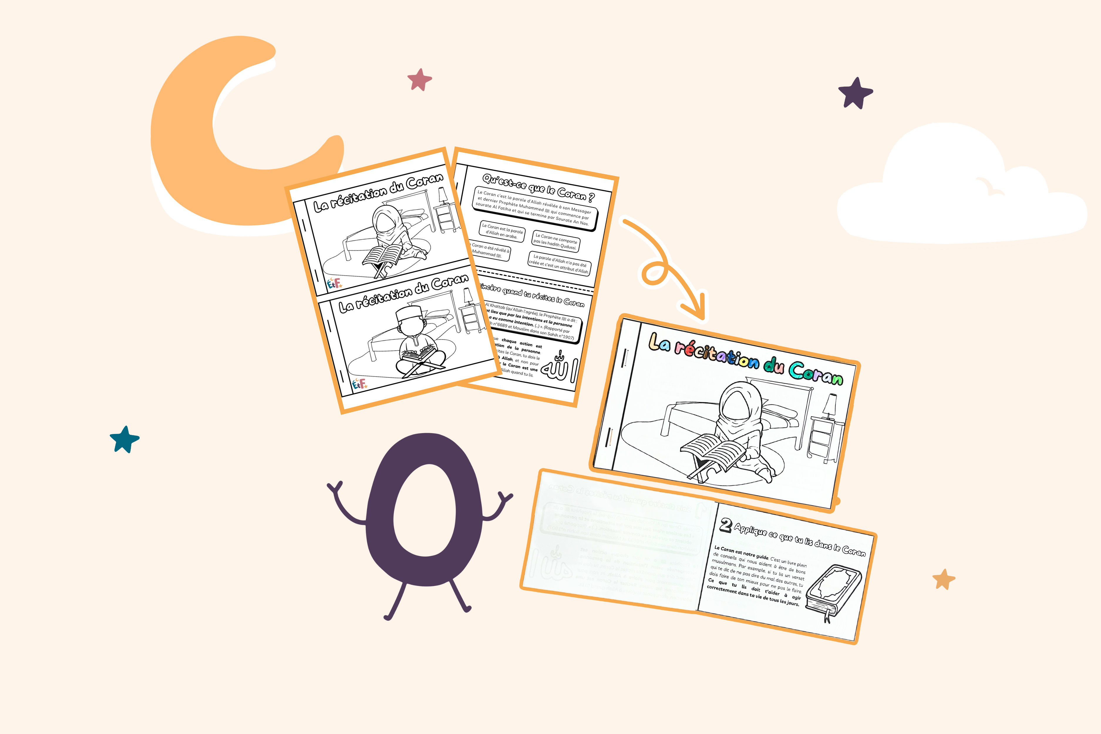 illustration réciter le coran