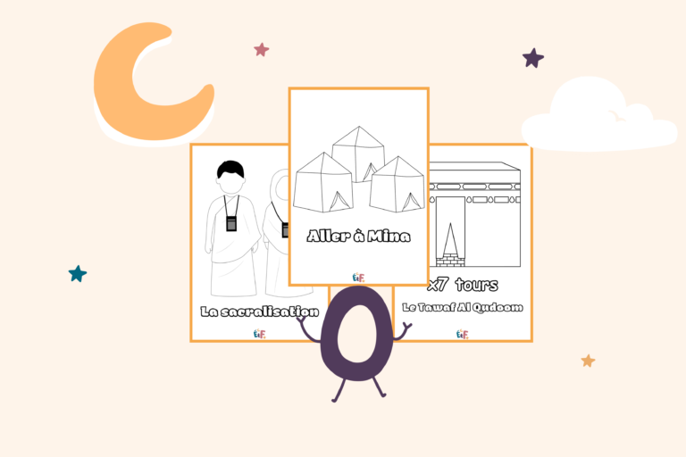 illustration coloriages hajj