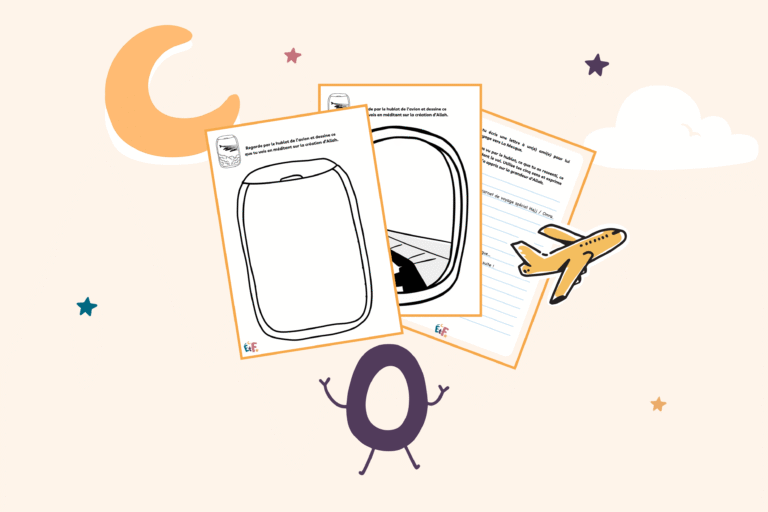 Illustration hajj avion