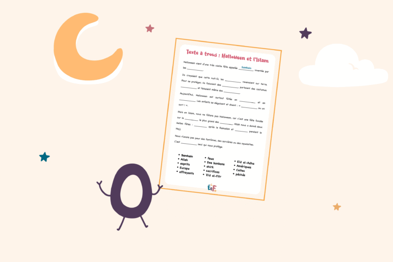 illu texte à trou halloween