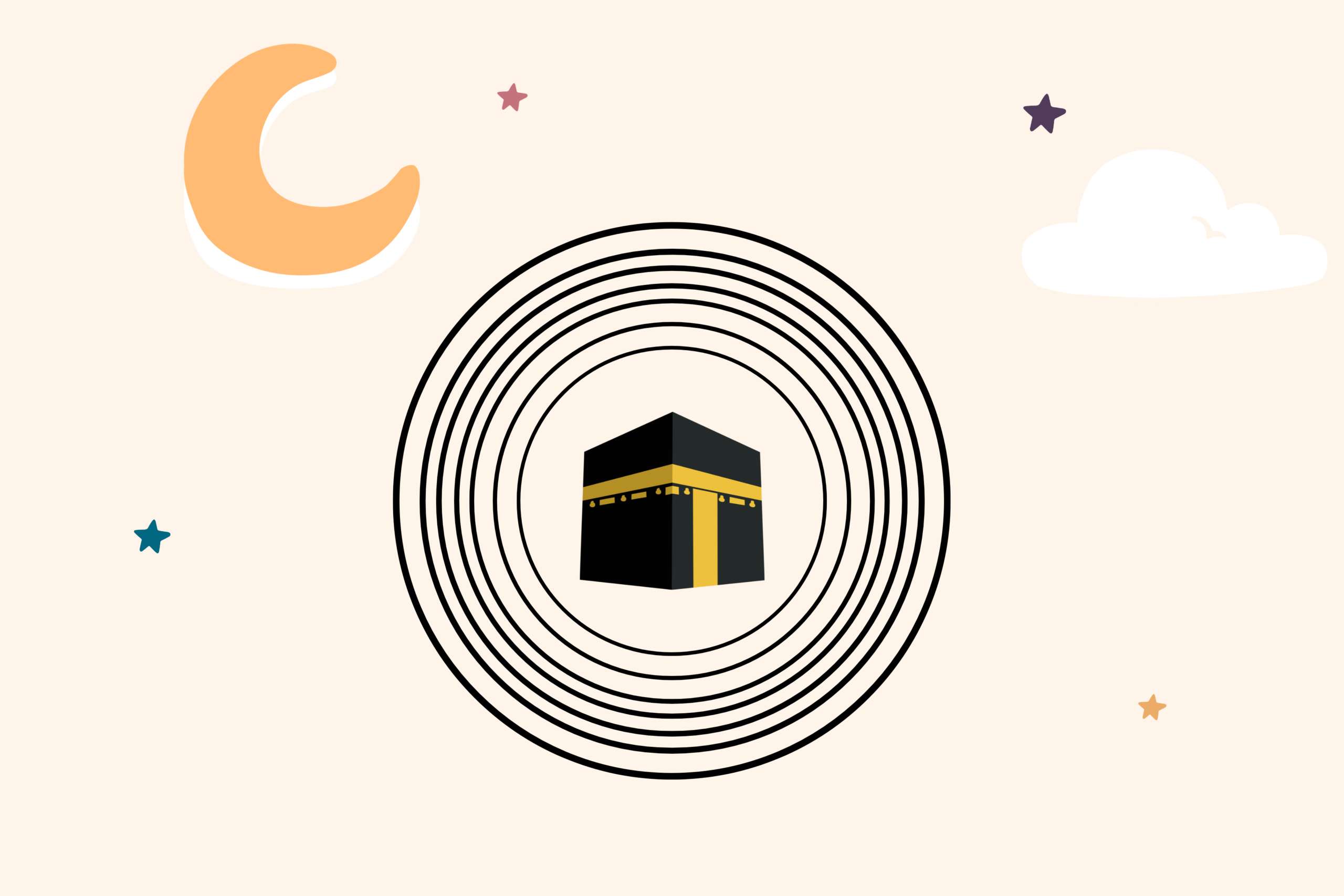 illustration tour tawaf